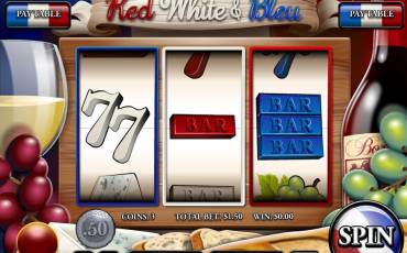 Red, White & Bleu pokie NZ