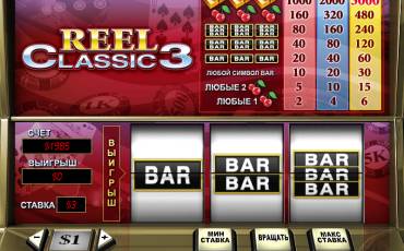 Reel Classic 3  pokie NZ