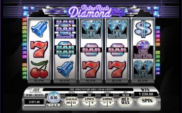 Retro Reels – Diamond Glitz pokie NZ