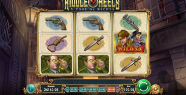 Riddle Reels: A Case of Riches: Interface