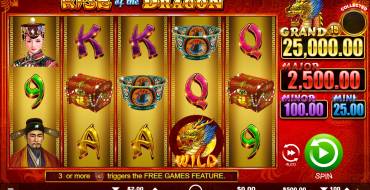 Rise of the Dragon: Slot machine