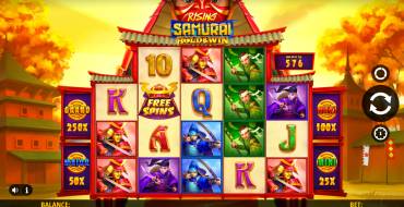 Rising Samurai: Hold and Win: Slot machine