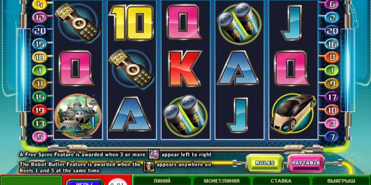 Robot Butler pokie NZ