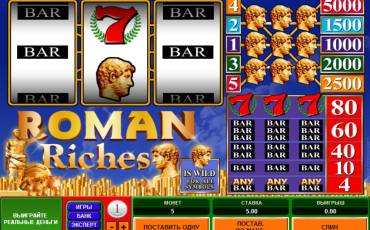 Roman Riches pokie NZ