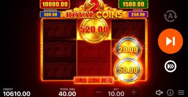 Royal coins 2: Hold and Win: Bonus games