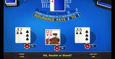 Royal Crown Blackjack: Hands