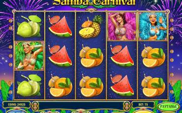 Samba Carnival pokie NZ