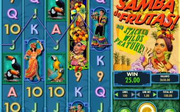 Samba de Frutas! pokie NZ