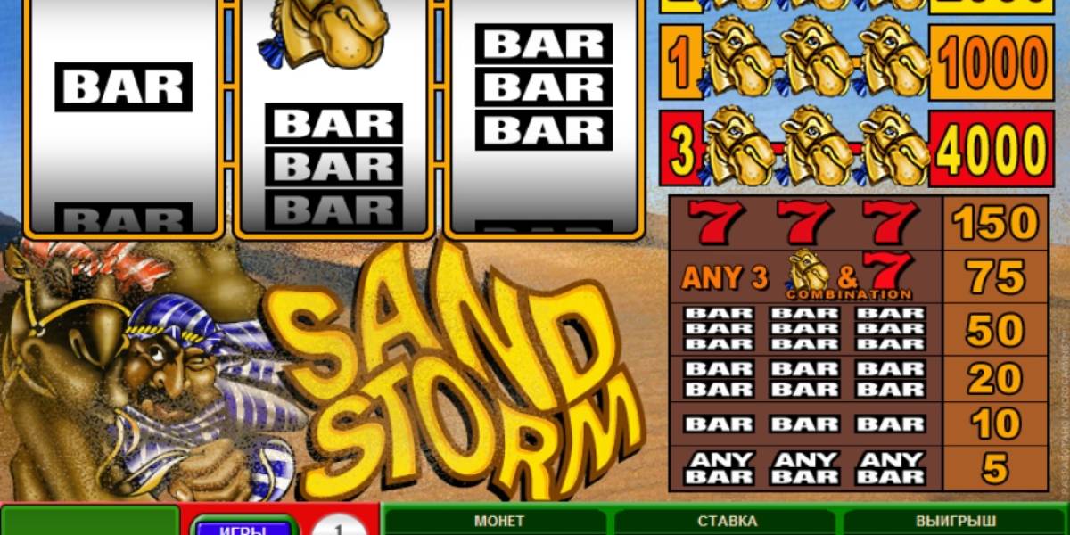 Sand Storm pokie NZ