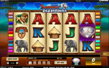 Serengeti Diamonds pokie NZ