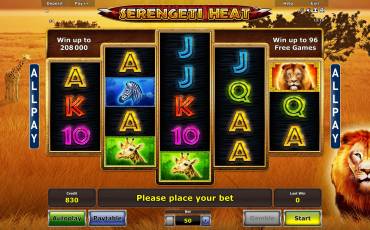 Serengeti Heat pokie NZ