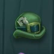 Green hat symbol in Shamrock Saints pokie