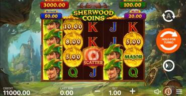 Sherwood Coins: Hold and Win: Slot machine