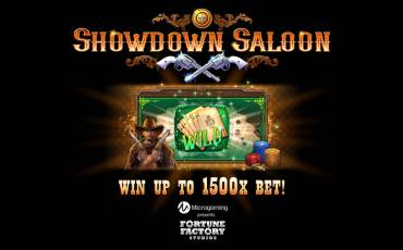 Showdown Saloon pokie NZ