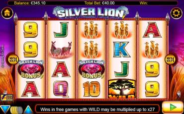 Silver Lion pokie NZ