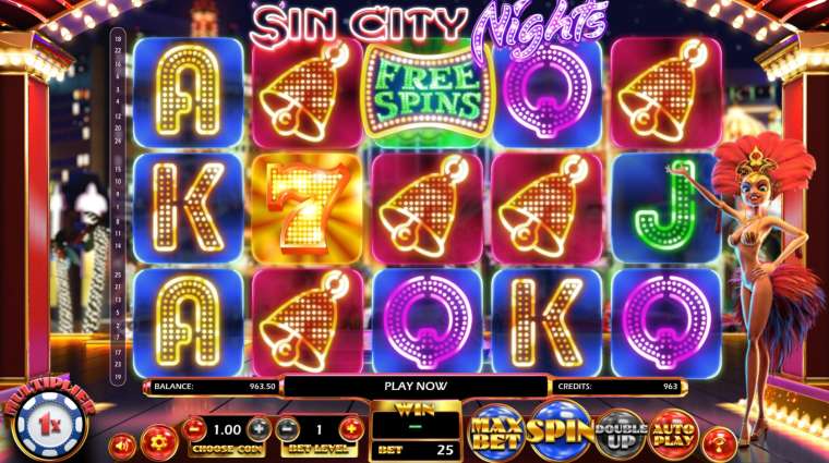 Play Sin City Nights pokie NZ