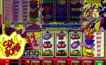 Six Bomb pokie NZ