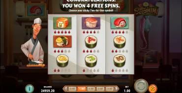 Slashimi: Free spins