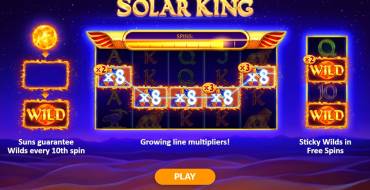 Solar King: Unique features