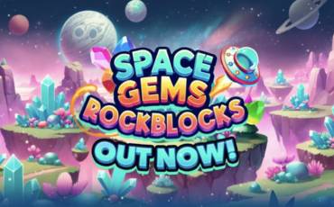 Space Gems. Rockblocks pokie NZ