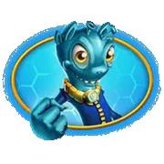 Space Goonz: Blue monster symbol