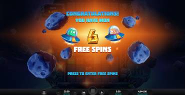 Space Miners Dream Drop: Free spins and/or respins