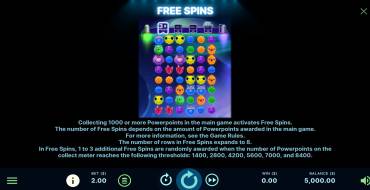 Space Wars 2 Powerpoints: Free spins and/or respins