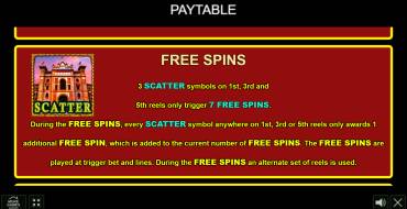 Spanish Passion: Free spins and/or respins