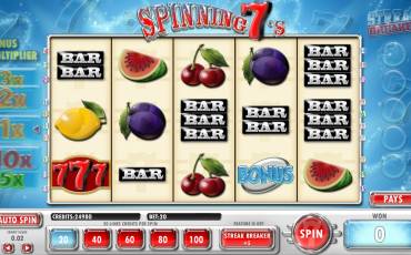 Spinning 7’s pokie NZ