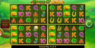 Spins O' Gold Fortune Play: Bonus games