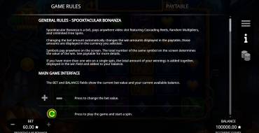 Spooktacular Bonanza: Rules