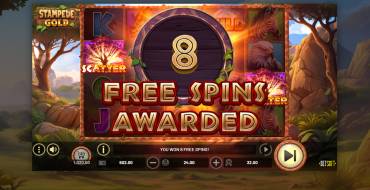 Stampede Gold: Free spins and/or respins