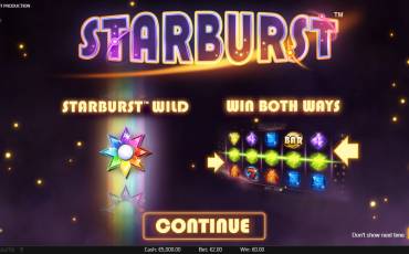 Starburst pokie NZ