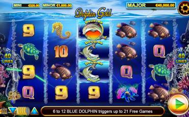 Stellar Jackpots with Dolphin Gold pokie NZ