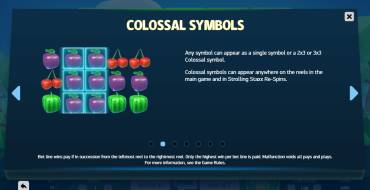 Strolling Staxx: Cubic Fruits: Colossal symbols