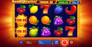 Sunny Fruits: Hold and Win: Theme