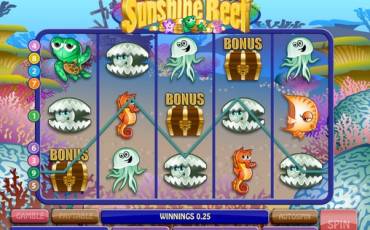 Sunshine Reef pokie NZ