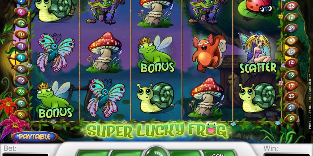 Super Lucky Frog pokie NZ