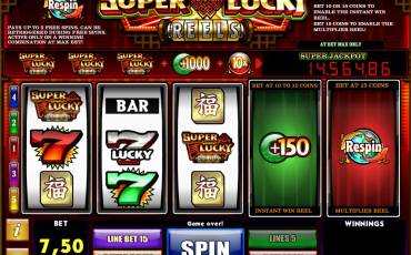 Super Lucky Reels pokie NZ