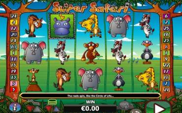 Super Safari pokie NZ