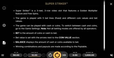 Super Striker: Rules