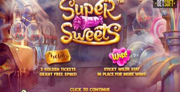 Super Sweets: Super Sweets by Betsoft