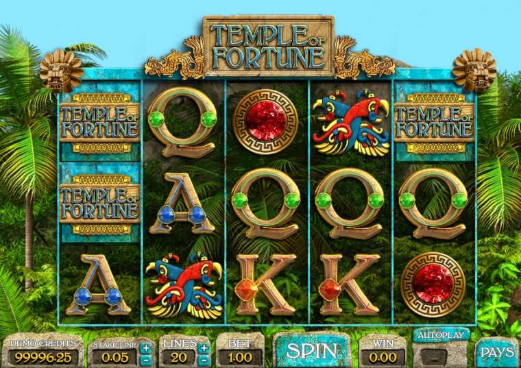 Play Temple of Fortune pokie NZ
