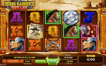 Texas Ranger’s Reward pokie NZ