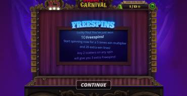 The Creepy Carnival: Free spins