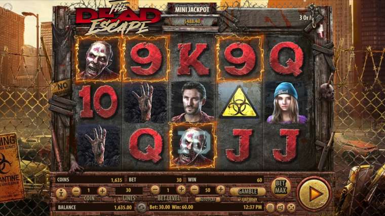 Play The Dead Escape pokie NZ