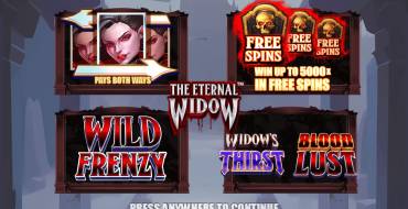 The Eternal Widow: Unique features