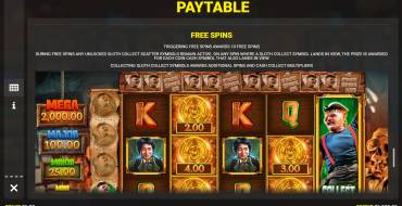 The Goonies: Hey You Guys!: Free spins and/or respins