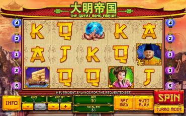 The Great Ming Empire pokie NZ