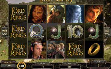 The Lord of the Rings pokie NZ